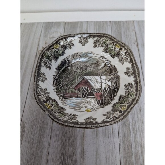 Vintage Johnson Brothers Friendly Village Rimmed Soup Bowl 6" - Picture 1 of 5